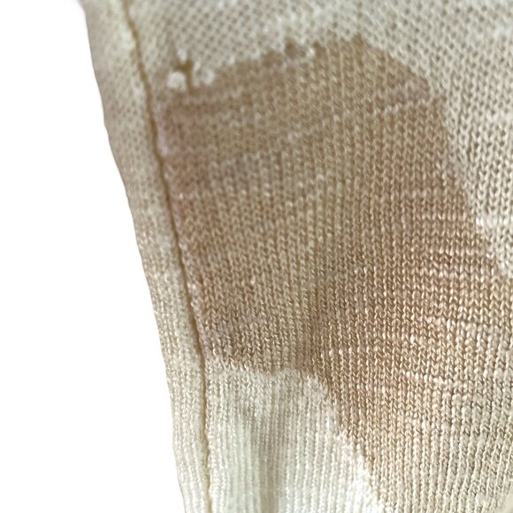 By Giuliana Women’s Cream Long Sleeve Sweater - Size 1X, Abstract Pattern, Plus - Picture 6 of 7